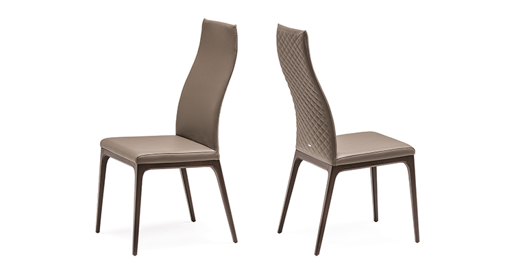 Kožená jídelní židle Arcadia Couture od Cattelan Italia