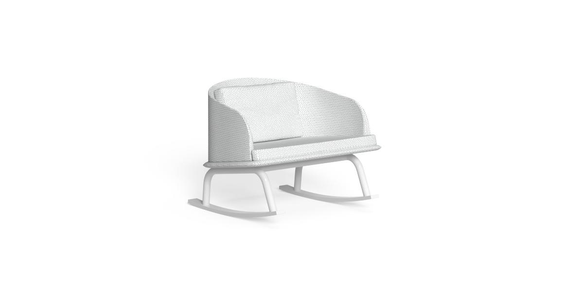 Cleo Soft/Alu Rocking Chair - Talenti