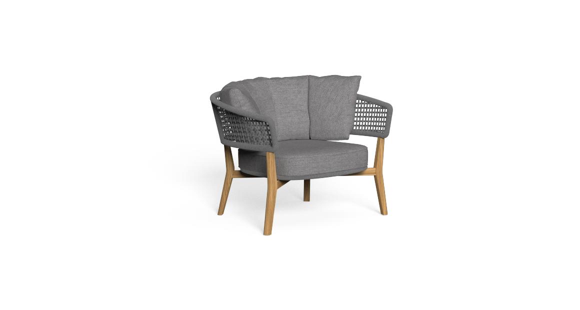 Moon/Teak Living Armchair - Talenti